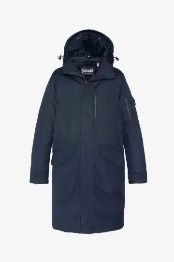 Schott WILFRIED NAVY 샷 코트 자켓