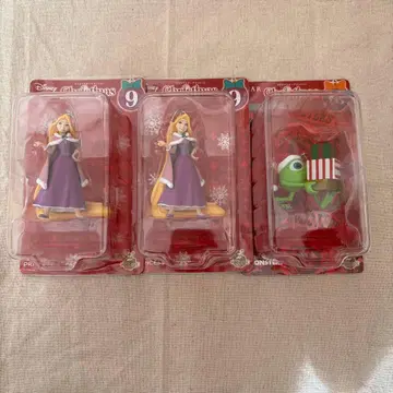 Disney Christmas 라푼젤 피규어 3체 세트