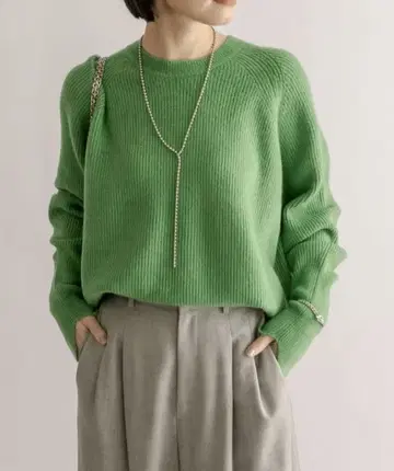 리브 드와 암워머 니트