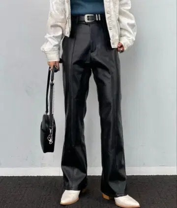 PAGEBOY 페이지 보이 가죽 팬츠 M