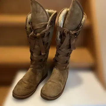 Mila Owen 브라운 어그 부츠