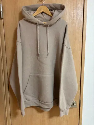 FREAK'S STORE 베이지 후드 부착 헤비 웨이트 후드티
