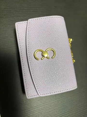 카프네 체인 지갑 라벤더 동전 지갑 체인 포함