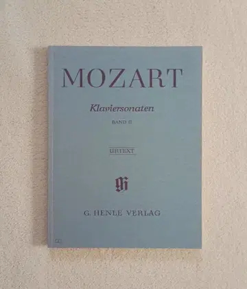 모차르트 소나타집 제2권 헨레판