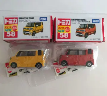 단종 레어 토미카 58 다이하츠 웨이크 초회 특별 보통 2대 세트