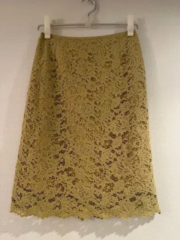 UNITED ARROWS 레이스 타이트 스커트 요모기색 size:36