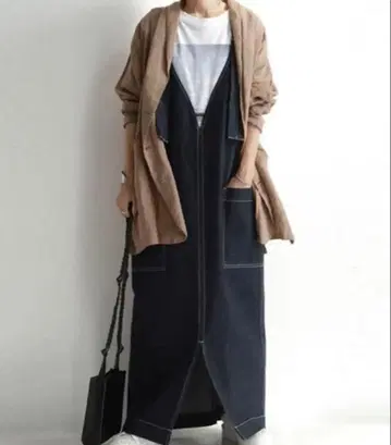 안티카 데님 살로펫 스커트 원피스 점프 스커트 안티카