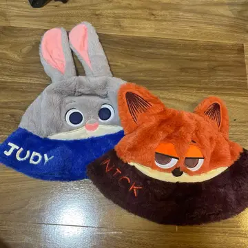 상하이 디즈니 주토피아 닉 주디 팬캡