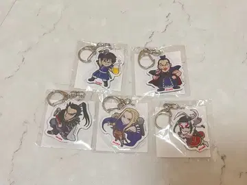 킹덤 잔카라 콜라보 아크릴 키링 5개 세트