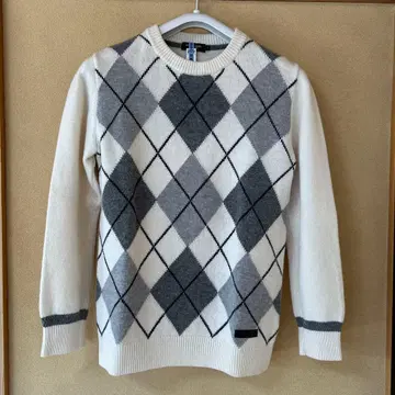 BLACK LABEL 아가일 스웨터