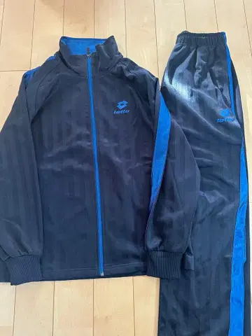 lotto 저리 상하의 M 사이즈 블랙/파랑