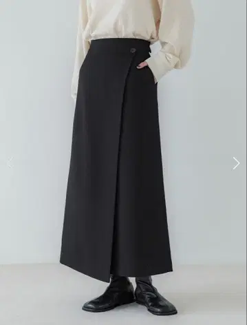 crewre 울 라이크 랩 롱 스커트