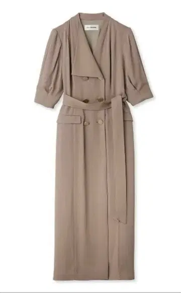 더블 트렌치 원피스