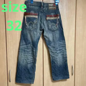 EDWIN 444XVS 빈티지 데님 32 사이즈