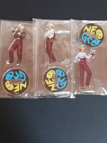 KOF 킹 아크릴 스탠드 3개 세트