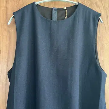 무인양품 기모 다크 네이비 오버롤 스커트