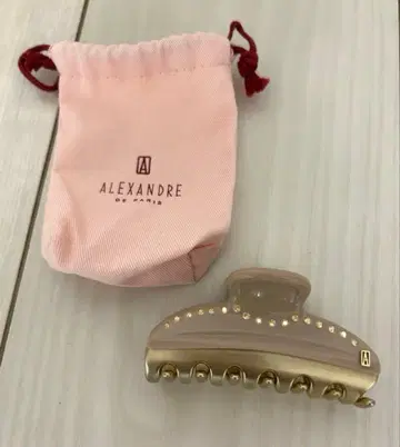 ALEXANDRE DE PARIS 스톤 장식 헤어 클립