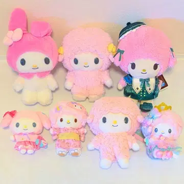 마이멜로디 & 마이스위트 피아노 봉제 인형 묶음 판매 세트 산리오
