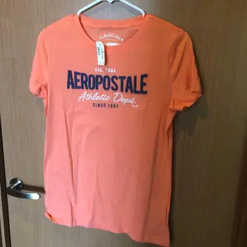 미사용 새상품 Aeropostale T셔츠 L사이즈 오렌지