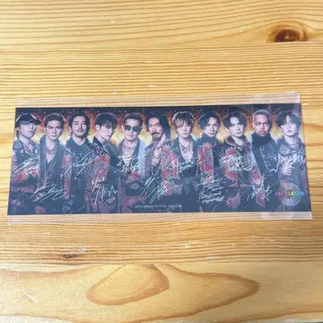 EXILE THE REASON 클리어 카드 디지털 추첨회