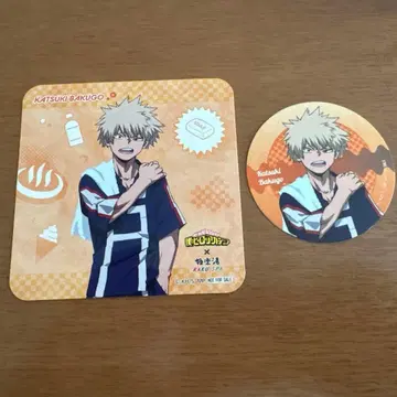 극락탕 콜라보 바쿠고 카츠키 가미나리 덴키 코스터 세트 콜라보 식사 택