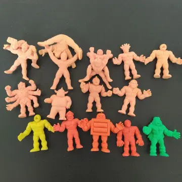 레어 근육맨 지우개 당시 것 스킨 컬러 기술 지우개