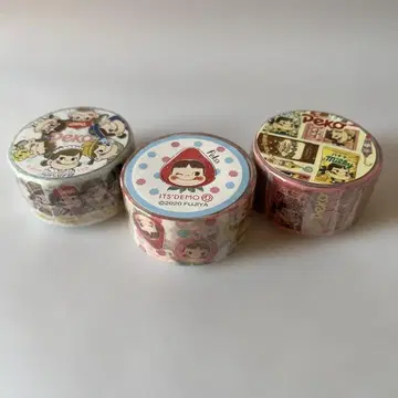 Peko & Sanrio 마스킹 테이프 3개 세트