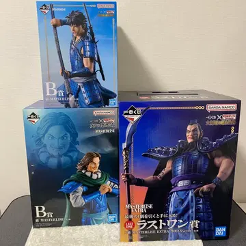 [ 당일 발송 ] 제일복권 킹덤 왕기 라스트 원 신 등 피규어 3세트