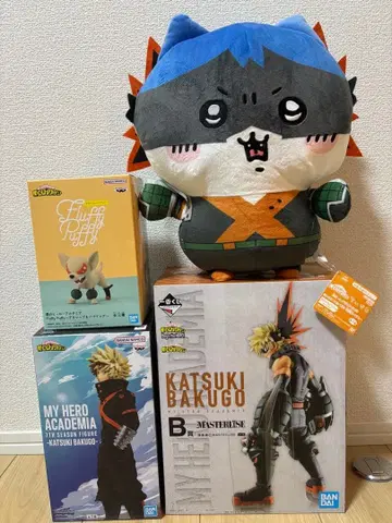 나의 히어로 아카데미아 바쿠고 피규어 3개 봉제 인형 세트