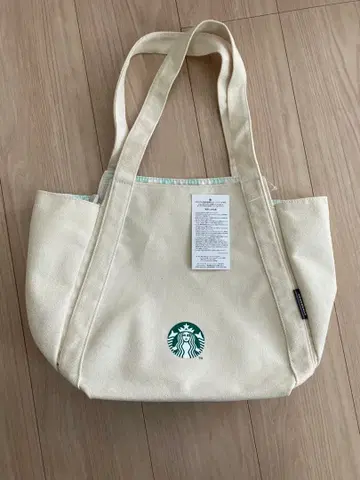 스타벅스 토트백 아이보리