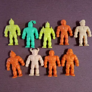 근육맨 지우개 레귤러판 레어 파트 25 당시 물건 저주의 인형 컴플리트