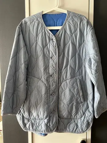 Niko and - 라이트 블루 2way 퀼팅 자켓