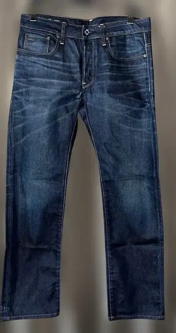 지스타로우 스트레이트 청바지 데님 네이비 남성용 L