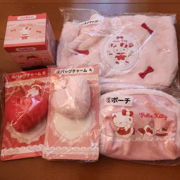 헬로키티 제일복권 토트백 파우치 백참 소품함