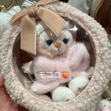 홍콩 디즈니 스노우맨 둥근 모양 파우치 소품함 미니 통백 코인 케이스