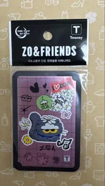 ZO&FRIENDS t moneycard