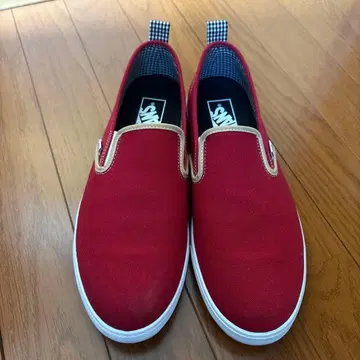 VANS 레드 슬립온