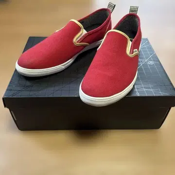 VANS 레드 슬립온