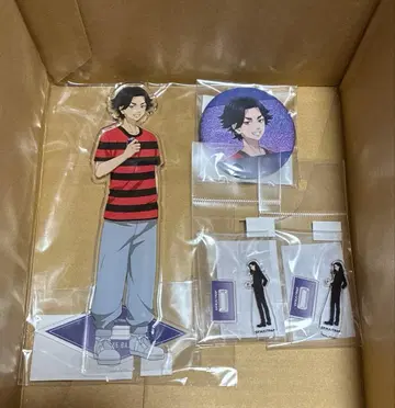 도쿄 리벤저스 로드 로드 온라인 복권 바지 케이스케 아크릴 스탠드 캔뱃지