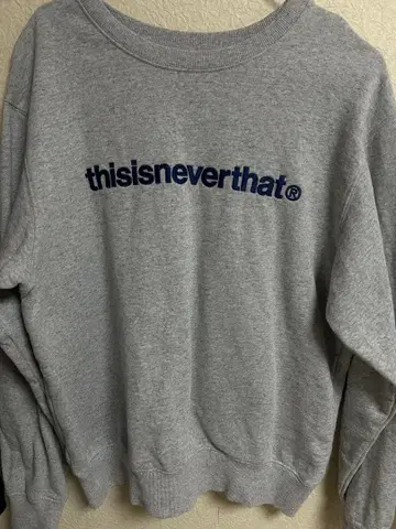 thisisneverthat 그레이 맨투맨 S