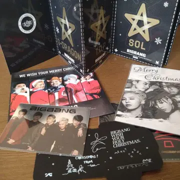 BIGBANG 팬클럽 VIPJAPAN 크리스마스 카드 묶음 판매