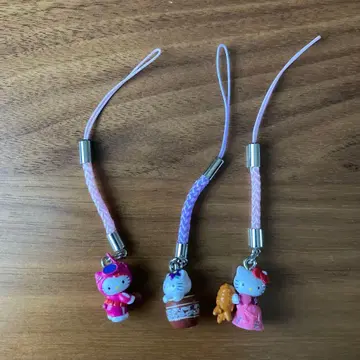 지역 한정 키티 한국 한정 스트랩 3종 세트