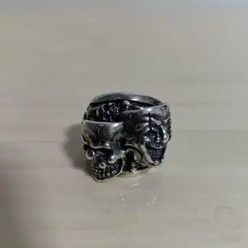 스컬링 광대 디자인 해골 실버 반지 반지