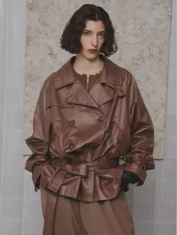 Ameri VINTAGE 정품 DADDY MIDI TRENCH COAT