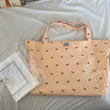 House on the Hill 토트백 베이지