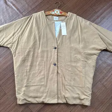 사만사 모스모스 노카라 와이드 코트 [베이지]