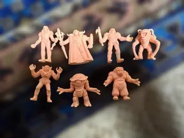 당시물 전격전대 체인지맨 지우개 적 캐릭터 7체 세트 현상 인수품