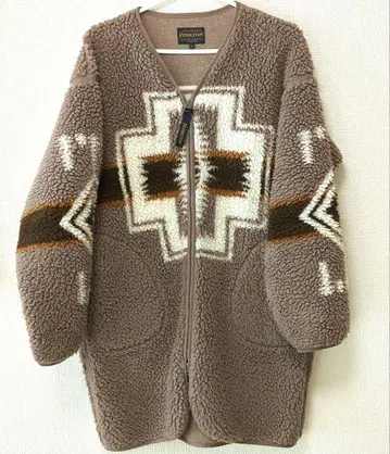 펜들턴 보아/플리스 자켓 M 브라운 베이지