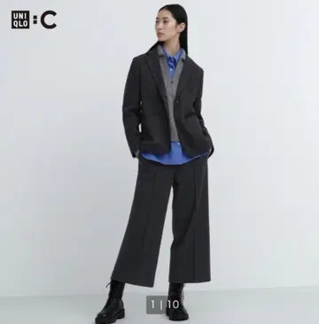 인기 완판템 UNIQLO 브러쉬드 저지 크롭 팬츠+ S