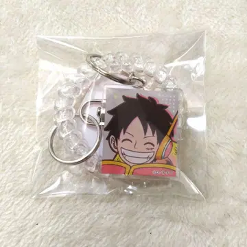 원피스 무기와라 스토어 마루이 출장점 루피 키링 CD풍 카드